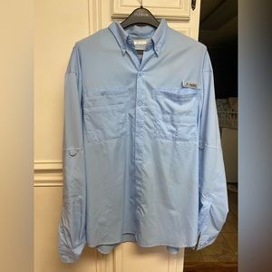 LARGE Columbia fishing shirt- Long sleeve